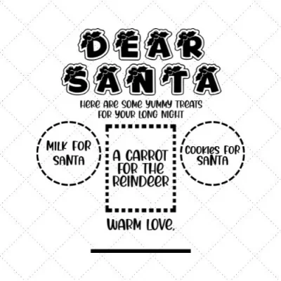 Dear Santa 2 SVG PNG EPS DXF AI Download