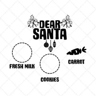 Dear Santa 4 SVG PNG EPS DXF AI Download