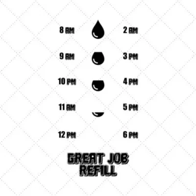 Hydro Bear Every Drop Counts 02 SVG PNG EPS DXF AI Download