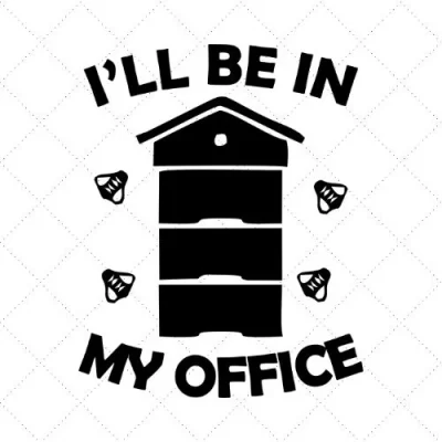 I'll Be In May Office SVG PNG EPS DXF AI Download