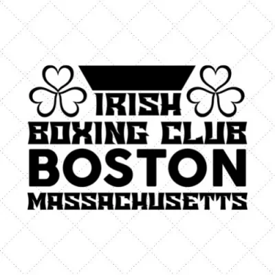 Irish Boxing Club Boston Massachusetts SVG PNG EPS DXF AI Download