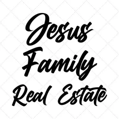 Jesus Family Real Estate SVG PNG EPS DXF AI Download