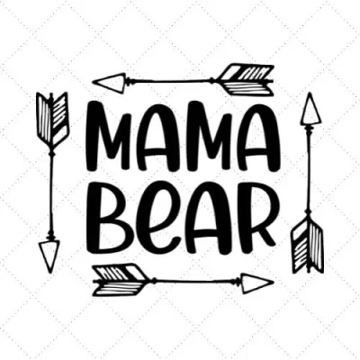 Mama Bear SVG PNG EPS DXF AI Download