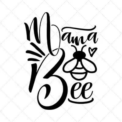 Mama Bee SVG PNG EPS DXF AI Download