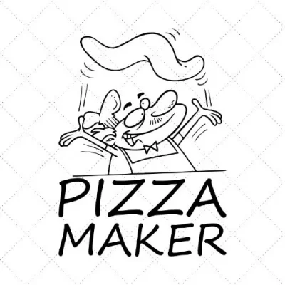 Pizza Maker SVG PNG EPS DXF AI Download