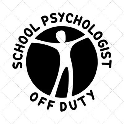 School Psychologist Off Duty SVG PNG EPS DXF AI Download