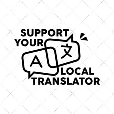 Suport Your Local Translator SVG PNG EPS DXF AI Download