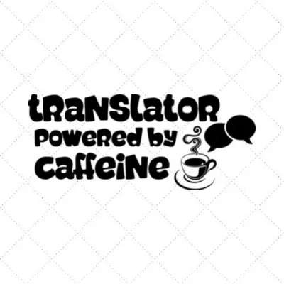 Translator Powered By Caffiene SVG PNG EPS DXF AI Download