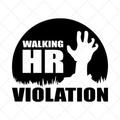 Walking HR Violation SVG PNG EPS DXF AI Download