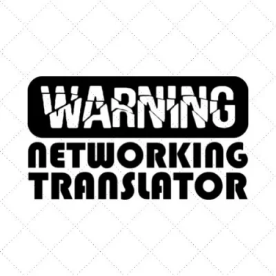 Warning Networking Translator SVG PNG EPS DXF AI Download