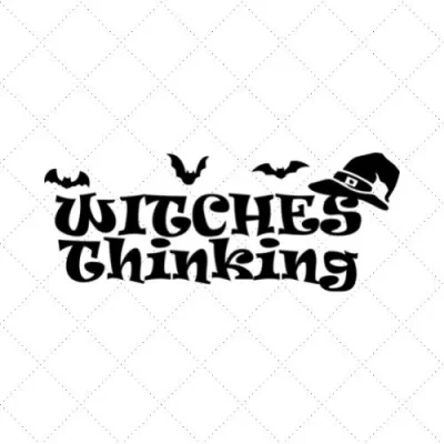 Witches Thinking SVG PNG EPS DXF AI Download