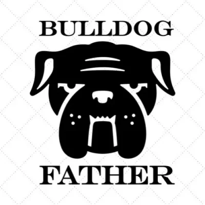Bulldog Father SVG PNG EPS DXF AI Download