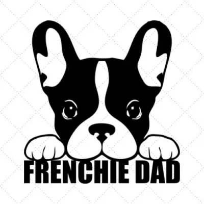 Frenchie Dad SVG PNG EPS DXF AI Download