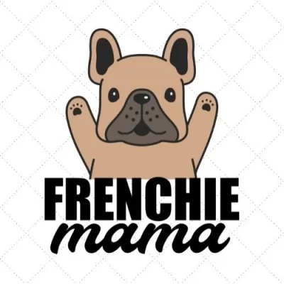 Frenchie Mama SVG PNG EPS DXF AI Download