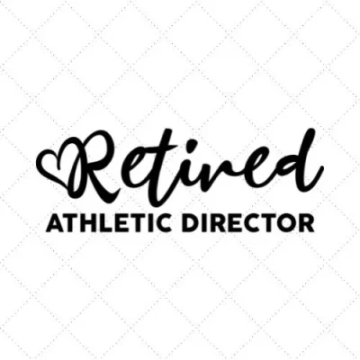 Retired Athetic Director SVG PNG EPS DXF AI Download