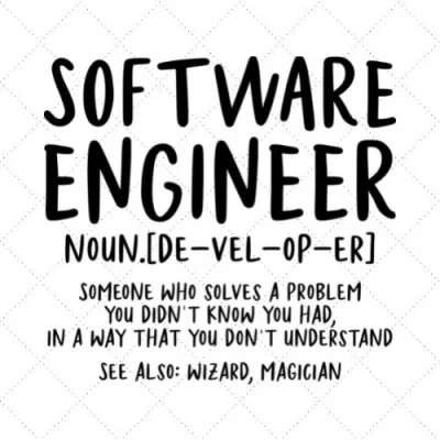 Software Engineer Noun SVG PNG EPS DXF AI Download