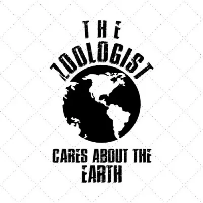 The Zoologist Cares About The Earth SVG PNG EPS DXF AI Download