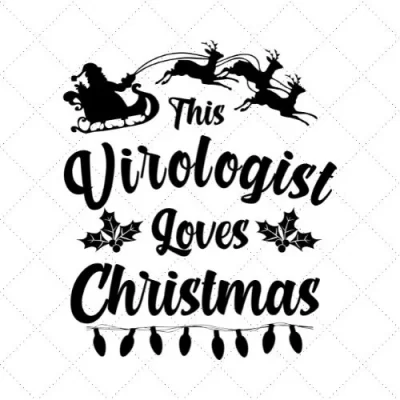 This Virologist Love Christmas SVG PNG EPS DXF AI Download