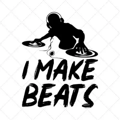 I Make Beats SVG PNG EPS DXF AI Download