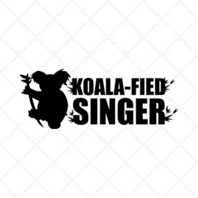 Koala-Fied Singer SVG PNG EPS DXF AI Download