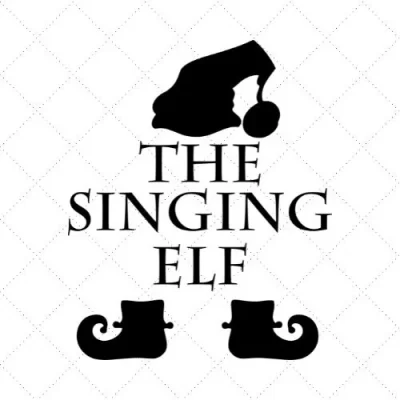 The Singing Elf SVG PNG EPS DXF AI Download