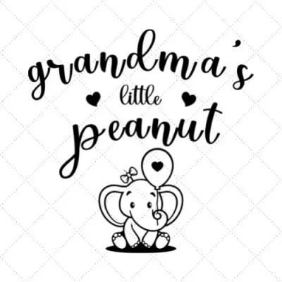 Grandma's Little Peanut SVG PNG EPS DXF AI Download