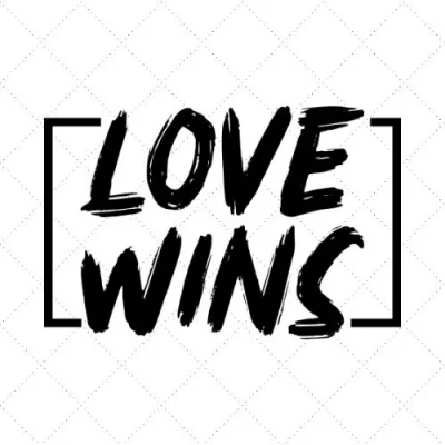 Love Wins SVG PNG EPS DXF AI Download