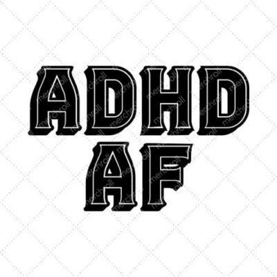 ADHD Af SVG PNG EPS DXF AI Download