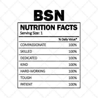 BSN Nutrition Facts SVG PNG EPS DXF AI Download