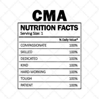 CMA Nutrition Facts SVG PNG EPS DXF AI Download