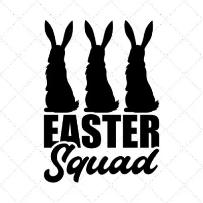Easter Squad SVG PNG EPS DXF AI Download