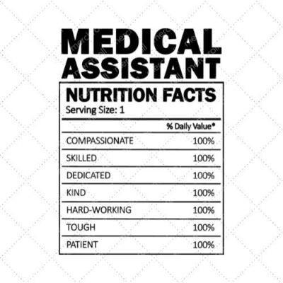 Medical Assistant Nutrition Facts SVG PNG EPS DXF AI Download