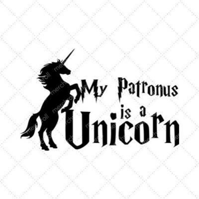 My Patronus Is A Unicorn SVG PNG EPS DXF AI Download