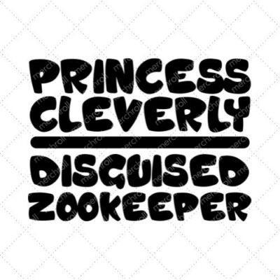 Princess Cleverly Disguised Zookeeper SVG PNG EPS DXF AI Download