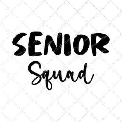 Senior Squad SVG PNG EPS DXF AI Download
