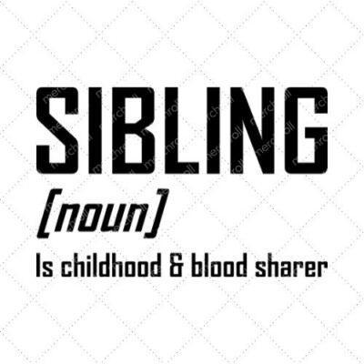 Sibling Noun SVG PNG EPS DXF AI Download