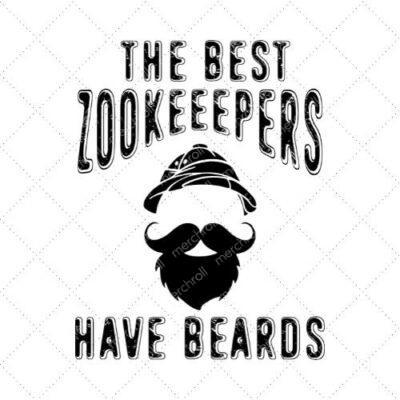 The Best Zookeepers Have Beards SVG PNG EPS DXF AI Download