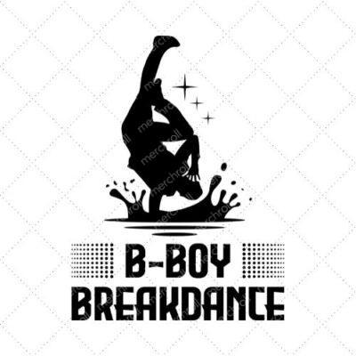 B-Boy Breakdance SVG PNG EPS DXF AI Download