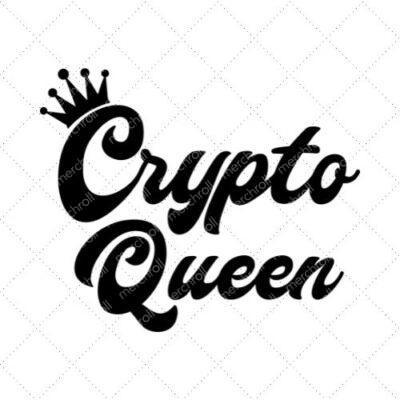 Crypto Queen SVG PNG EPS DXF AI Download