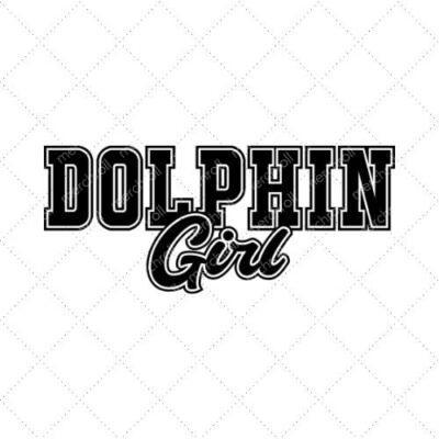 Dolphin Girl SVG PNG EPS DXF AI Download