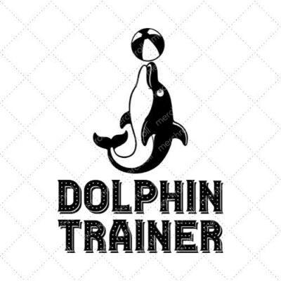 Dolphin Trainer SVG PNG EPS DXF AI Download