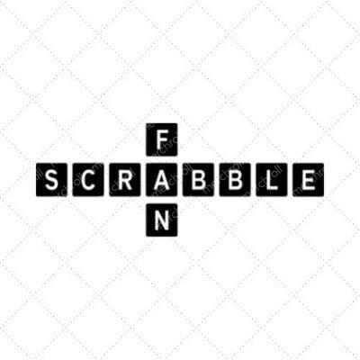 Fan Scrabble SVG PNG EPS DXF AI Download
