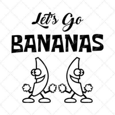 Let's Go Bananas SVG PNG EPS DXF AI Download