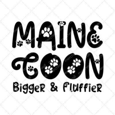 Main Coon Bigger & Fluffer SVG PNG EPS DXF AI Download