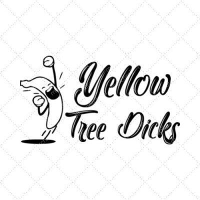 Yellow Tree Dicks SVG PNG EPS DXF AI Download