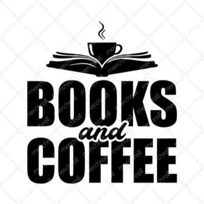 Book And Coffee SVG PNG EPS DXF AI Download