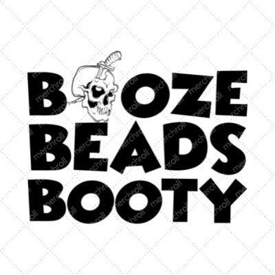 Booze Beads Booty SVG PNG EPS DXF AI Download