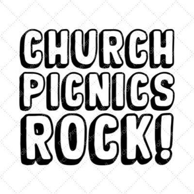 Church Picnics Rock! SVG PNG EPS DXF AI Download