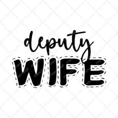 Deputy Wife SVG PNG EPS DXF AI Download