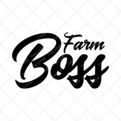 Farm Boss SVG PNG EPS DXF AI Download